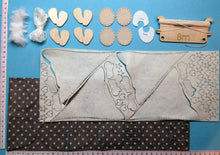 Lade das Bild in den Galerie-Viewer, Mini-Nähwichtelpaar (4er Set)