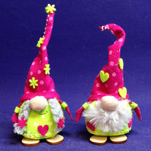 Lade das Bild in den Galerie-Viewer, Mini-Nähwichtelpaar - Frühjahrswichtel (4er Set)