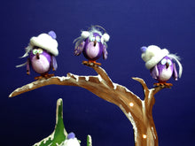 Lade das Bild in den Galerie-Viewer, Komplettset: Baum mit Bodenplatte mit Eulen und Bank