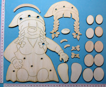 Lade das Bild in den Galerie-Viewer, sitzender Wichtel und Wichteldame