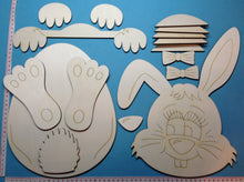 Lade das Bild in den Galerie-Viewer, Hase und Hasenmädchen für Zaun