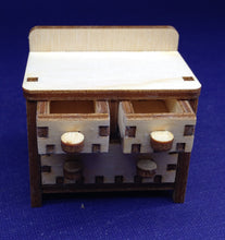 Lade das Bild in den Galerie-Viewer, Kommode aus Holz / Wickeltisch mit 3 Schubladen