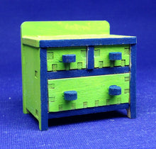 Lade das Bild in den Galerie-Viewer, Kommode aus Holz / Wickeltisch mit 3 Schubladen