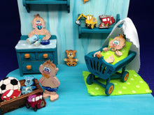 Lade das Bild in den Galerie-Viewer, Komplettset aus Holz: Kinderzimmer Junge