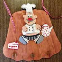 Lade das Bild in den Galerie-Viewer, Schild als Gugelhupf aus Holz