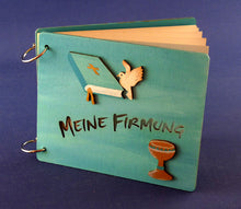 Lade das Bild in den Galerie-Viewer, Scrapbook "Meine Firmung" aus Holz und 6 Einlegeseiten Fotoalbum gestalten, Fotoalbuminspiration, Scrapbooks, Fotoalbum zum Bemalen, Fotoalbum Gestaltungsideen, Fotoalbum zum Basteln, Scrapbookideen, Fotoalbum diy, Fotoalbum scrapbooking, Fotoalbum gestalten, Fotoalbum zum Basteln, Fotoalbum scrapbooking, Fotoalbum Gestaltungsideen, Fotoalbuminspiration, Fotoalbum diy, Scrapbookideen, Scrapbooks, Fotoalbum zum Bemalen, MEB 5425