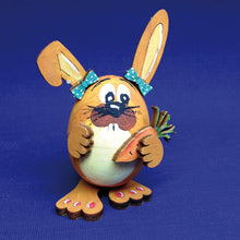 Lade das Bild in den Galerie-Viewer, kleine Hasen aus Styropor und Holz Osterhasen aus Holz bemalen, Ostereier gestalten, Osterdeko selbst gestalten, Osterdekoration aus Holz gestalten, Hasen aus Holz und Styropor, basteln für Osterdeko, Osterbasteln einfach, Ostergeschenk selber basteln, basteln zu Ostern für Kinder, Bastelideen für Ostern, EHS 4204SB