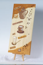 Lade das Bild in den Galerie-Viewer, Latte Macchiato Schriftzug aus Holz Bastelideen mit Holz, Schriftzüge aus Holz, Holzkunst, Cafe Schriftzüge , Geschenke verzieren, Schriftzüge bemalen, Schriftzug Bastelartikel, Basteln mit Holz, Holzteile bemalen, Eingangsschild, Küche Schriftzug, SZH 4915