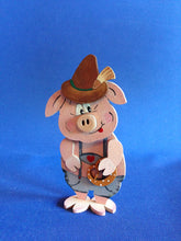 Lade das Bild in den Galerie-Viewer,   Dirnd Trachtenhut aus Holz, Holzteilechen, Streuteile diy, Basteln mit Holz, Karte zum Geburtstag basteln, Geschenk zum Geburtstag, Einladungskarten basteln, Lederhose aus Holz, Basteln mit Kindern, Kleine Holzteile, Maßkrug aus Holz, Deco Bierfeste, Holzteile bemalen, Oktoberfestdeko, Basteln mit Holzteilen, Holzteile zum Selbstgestalten, Tischdeko selber machen, Streuteile basteln, Streuteile Holz, Deco für Gartenparty,  OFH 3904