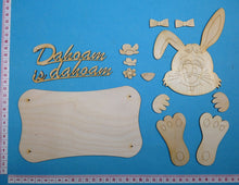 Lade das Bild in den Galerie-Viewer, Türschild mit Hasenmädchen "Dahoam is dahoam" Komplettset aus Holz, Dahoam is dahoam, Komplettset Ostern, Bastelset Ostern, Hasenmädchen aus Holz, Türschild Ostern, Osterbastelset, Osterdekoration basteln, Osterhase aus Holz, Türschild für Ostern, Osterdeko aus Holz, Dekoration Ostern, Bastelset aus Holz, Dekoration für Ostern, Osterset, Bastelidee für Ostern, Bastelset für Ostern, Bastelset Osterhase, Türschild aus Holz, K-HSH4199