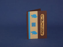 Lade das Bild in den Galerie-Viewer, Stempel Mosaik Kreuz und Fisch 7 cm Stempelideen, Stempel für scrapbooking, Stempeln, Fische Stempel, Stempel für Kinder, Stempel für Kartengestaltung, Stempel für Geschenke, Stempel für Holz, Stempel mit Holzgriff, Stempel für Hochzeit, SPG 1407