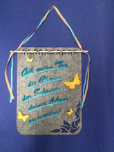 Lade das Bild in den Galerie-Viewer, Türschal aus Filz breit Jugendstil