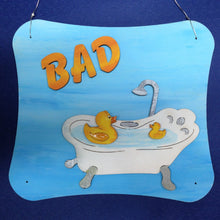 Lade das Bild in den Galerie-Viewer, 8cm Türschild Badezimmer, Dekoidee für Badezimmer, Badezimmerdeko, Badewanne, Bad Schild, Schild Badezimmer, Türschild Bad, Türschild Bad, Türschild Badezimmer, Badewanne, Schild Badezimmer, Dekoidee für Badezimmer, Badezimmerdeko, Bad Schild, BWH 3108