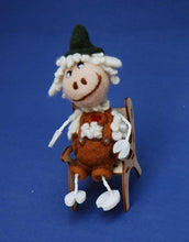Lade das Bild in den Galerie-Viewer, Schaf Schlenker Bastelsets zum Trockenfilzen/Nadelfilzen Basteln mit Kindern, Filzen mit Kindern, Bastelideen zum Filzen, Basteln mit Filz, Tiere trocken filzen, Filzset, Nadelfizen, Lustige Figuren zum Filzen, Schaf zum Filzen, RGH 7306SB