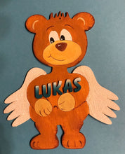 Lade das Bild in den Galerie-Viewer, Schutzengelteddy aus Holz Geschenk zur Geburt, Geschenk zur Taufe, Geschenk selber basteln, Teddy zum Basteln, Bastelideen für Kinder, Geschenk selber machen, Schutzengelteddy aus Holz, Geburtstagsgeschenk,  Schutzengelteddy aus Holz, Bastelideen für Kinder, Geschenk zur Geburt, Geschenk selber basteln, Teddy zum Basteln, Geschenk zur Taufe, Geburtstagsgeschenk, Geschenk selber machen,  TED 4120
