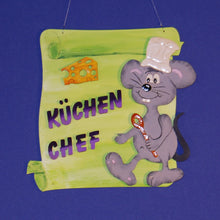 Lade das Bild in den Galerie-Viewer, Maus als Koch aus Holz Tiere aus Holz basteln, Frühjahrsdekoration gestalten, Haustiere malen, Menükarten gestalten, Küchendeko aus Holz, Mäuse mit Kindern malen, Jahrsesdeko basteln, Dekoration mit Kindern gestalten, Tiere aus Holz malen, Basteln mit Kindern, Geschenkideen zum basteln, Kleinteile zum bemalen, Mäuse mit Kindern malen, Geschenkideen zum basteln, Frühjahrsdekoration gestalten, Menükarten gestalten, Haustiere malen, Basteln mit Kindern, Tiere aus Holz malen, Küchendeko aus Holz, Dekoration m