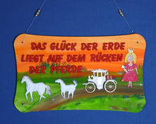 Lade das Bild in den Galerie-Viewer,   Türschilder basteln, Basteln mit Holz, Prinzessin basteln, Holzteilchen zum Anmalen, Ideen aus Holz für Kinderzimmer, Basteln mit Kindern, Holzteile bemalen, Kutsche aus Holz,  PZH 2514