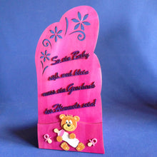 Lade das Bild in den Galerie-Viewer,   Schnuller aus Holz, Dekoration mit Kindern gestalten, Geschenke zur Taufe gestalten, Basteln für Kindern, Geschenke zur Geburt basteln, Babygeschenke malen, Babygeschenke basteln, Bastelset aus Holz,  BSH 4002