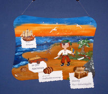 Lade das Bild in den Galerie-Viewer, Pirat basteln, Holzteilchen zum Anmalen, Schiffskanone diy mit Zubehör, Basteln mit Kindern, Basteln mit Holz, Schiffskanone aus Holz, Holzteile bemalen, Türschilder basteln, Piratenschiff zum Bemalen, PRH 4510