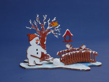 Lade das Bild in den Galerie-Viewer, Kleines Vogelhaus mit Stiel aus Holz Frühjahrsbasteln, Basteln mit Kindern, Vogelhäuschen, Vogelhaus basteln, Vogelhaus,   DAH 2004