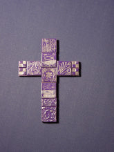 Lade das Bild in den Galerie-Viewer, Stempel Mosaik Kreuz und Fisch 7 cm Stempel für scrapbooking, Stempeln, Stempel für Hochzeit, Stempelideen, Fische Stempel, Stempel für Holz, Stempel für Kartengestaltung, Stempel mit Holzgriff, Stempel für Geschenke, Stempel für Kinder, SPG 1407