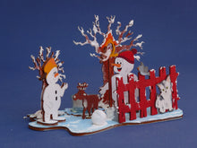 Lade das Bild in den Galerie-Viewer, Kleines Vogelhaus mit Stiel aus Holz Vogelhaus, Frühjahrsbasteln, Basteln mit Kindern, Vogelhäuschen, Vogelhaus basteln,   DAH 2004