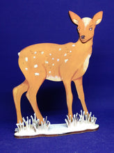 Lade das Bild in den Galerie-Viewer, Rehkitz mit Wiese als Standfigur aus Holz Dekoidee für Zuhause, Holzbastelartikel, Waldtier Dekoration gestalten, Kinder basteln Tiere, Rehkitz malen, Tiere aus Holz malen, Tiere aus Holz basteln, Bastelzubehör aus Holz, basteln mit Kindern, Dekoidee für Zuhause, Kinder basteln Tiere, Waldtier Dekoration gestalten, Tiere aus Holz basteln, Bastelzubehör aus Holz, Rehkitz malen, Holzbastelartikel, Tiere aus Holz malen, basteln mit Kindern, HIH 6335SB