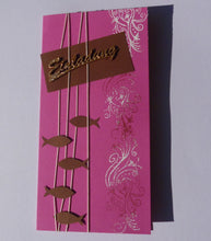 Lade das Bild in den Galerie-Viewer, Einladungskare Basteln, Holzkunst, Schriftzüge aus Holz, Bastelideen mit Holz, Schriftzug Bastelartikel, Schriftzüge bemalen, Holzteile bemalen, Basteln mit Holz, SZH 7570