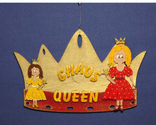 Lade das Bild in den Galerie-Viewer, Ideen aus Holz für Kinderzimmer, Holzteilchen zum Anmalen, Basteln mit Kindern, Basteln mit Holz, Prinzessin basteln, Holzteile bemalen, Türschilder basteln, Krone zum Basteln, PZH 6322