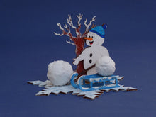 Lade das Bild in den Galerie-Viewer, Schneeschippe aus Holz