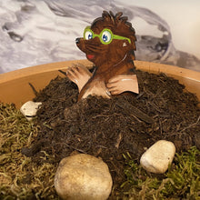 Lade das Bild in den Galerie-Viewer, Maulwurf als Standfigur aus Holz