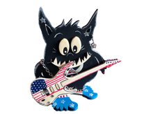 Lade das Bild in den Galerie-Viewer, Monster "Monzi" als Standfigur aus Holz