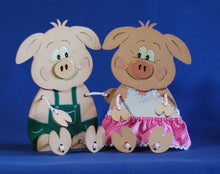 Lade das Bild in den Galerie-Viewer, Schwein als Schlenkerfigur aus Holz
