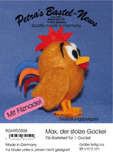 Lade das Bild in den Galerie-Viewer, Hahn/Gockel Max zum Trockenfilzen/Nadelfilzen