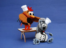 Lade das Bild in den Galerie-Viewer, Hahn/Gockel Max zum Trockenfilzen/Nadelfilzen