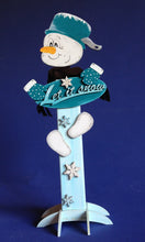 Lade das Bild in den Galerie-Viewer, Schneemann aus Holz für Kantholz, Leibgarde