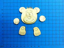 Lade das Bild in den Galerie-Viewer, Teddy aus Holz, Kantenhocker