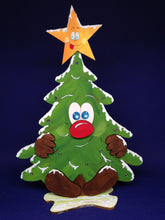 Lade das Bild in den Galerie-Viewer, Tannenbaum mit Gesicht zu Hinstellen