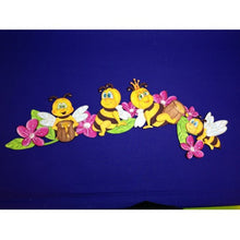 Lade das Bild in den Galerie-Viewer, Türkanten-Deko "Biene" aus Holz 58cm