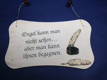 Lade das Bild in den Galerie-Viewer, Vogelfeder breit aus Holz