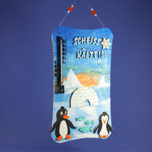 Lade das Bild in den Galerie-Viewer, Iglu aus Holz zum Aufkleben