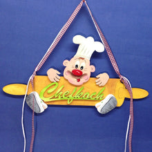 Lade das Bild in den Galerie-Viewer, Schriftzug "Chefkoch" aus Holz