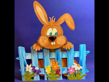 Laden und Abspielen von Videos im Galerie-Viewer, Hase und Hasenmädchen für Zaun