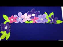 Laden und Abspielen von Videos im Galerie-Viewer, Türkanten-Deko "Blumen" aus Holz 58cm