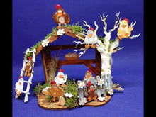 Laden und Abspielen von Videos im Galerie-Viewer, Komplettset: Stall mit verrückten Hühnern