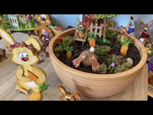 Laden und Abspielen von Videos im Galerie-Viewer, kleine Hasen aus Styropor und Holz