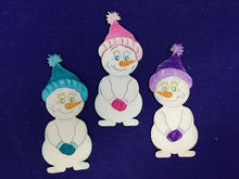 Laden und Abspielen von Videos im Galerie-Viewer, Schneemann-Mächen "Yuki" aus Holz