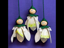 Laden und Abspielen von Videos im Galerie-Viewer, Schneeglöckchen-Blumenkinder aus Filz