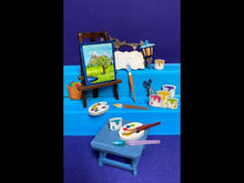 Laden und Abspielen von Videos im Galerie-Viewer, Künstlerbedarf aus Holz