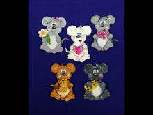 Laden und Abspielen von Videos im Galerie-Viewer, Mäuse zum Hängen aus Holz 6cm